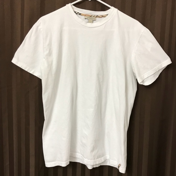 burberry plain white shirt